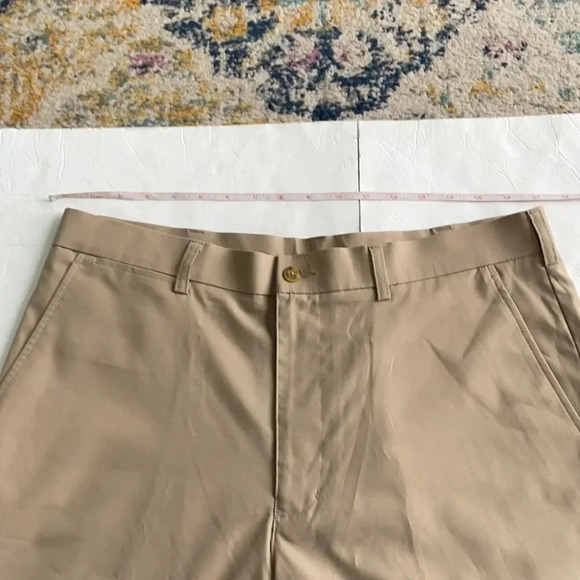PGA Tour flat front golf shorts, tan. 10” inseam. Size 34 - Picture 5 of 9